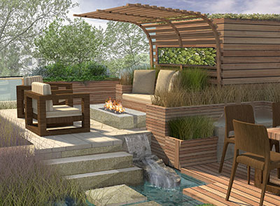 roof garden landscape architects